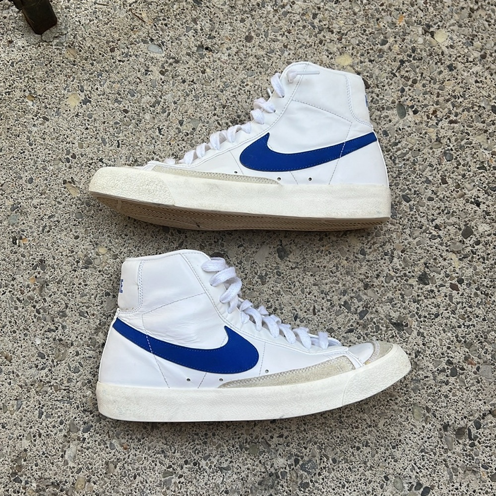 Nike Blazer 77' Vintage Mid Top Leather Shoe - Picture 2 of 6